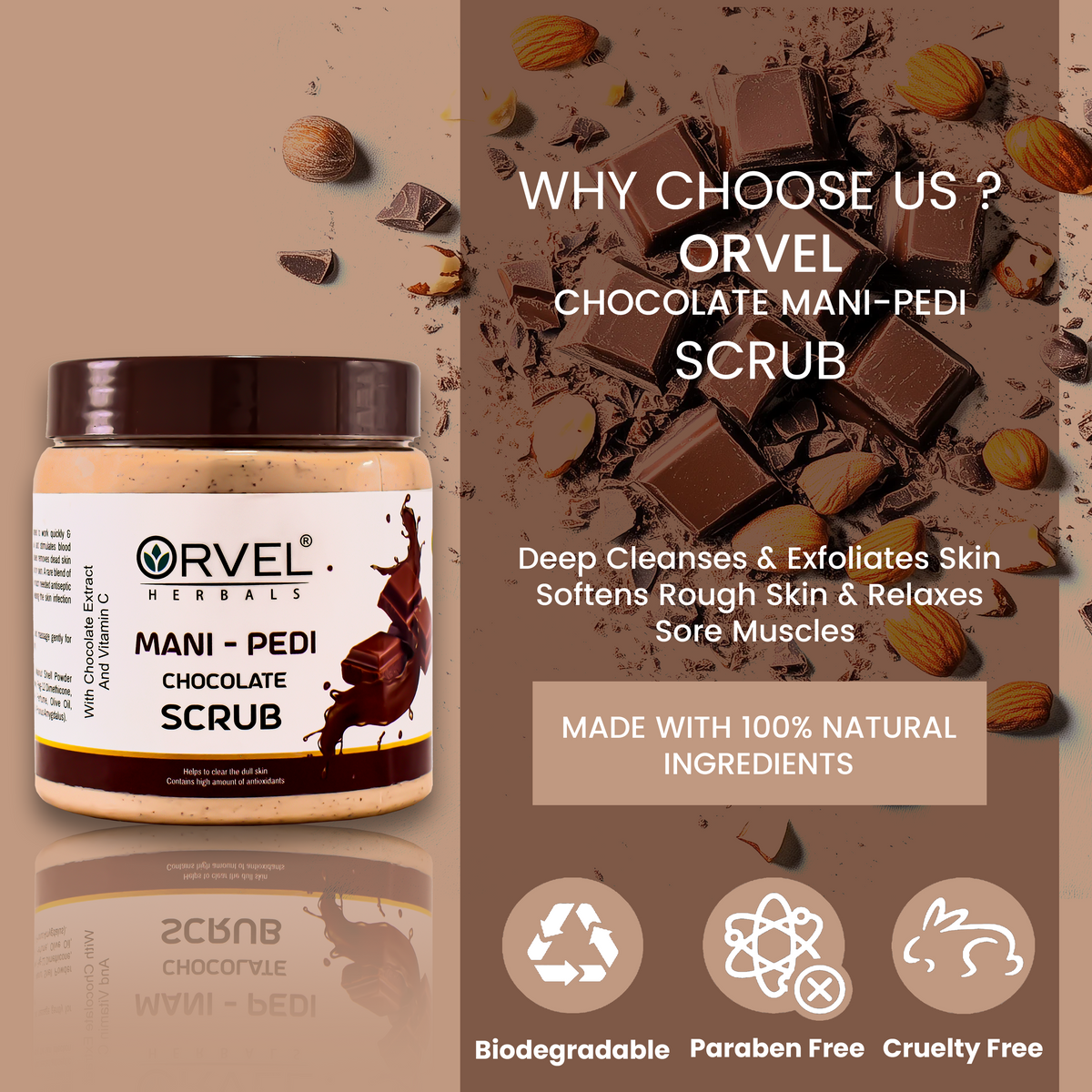 Mani- Pedi Chocolate Scrub
