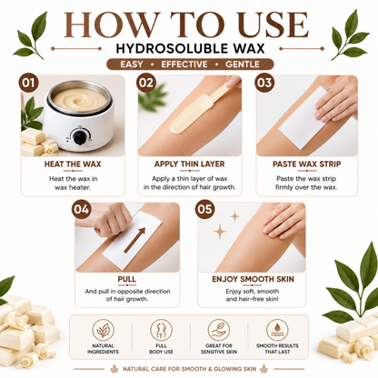 White Chocolate Hydro Soluble Wax (800ml)