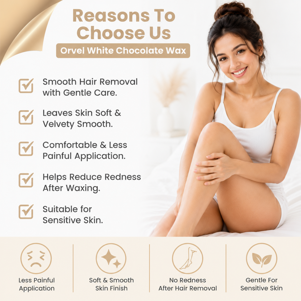 White Chocolate Hydro Soluble Wax (800ml)