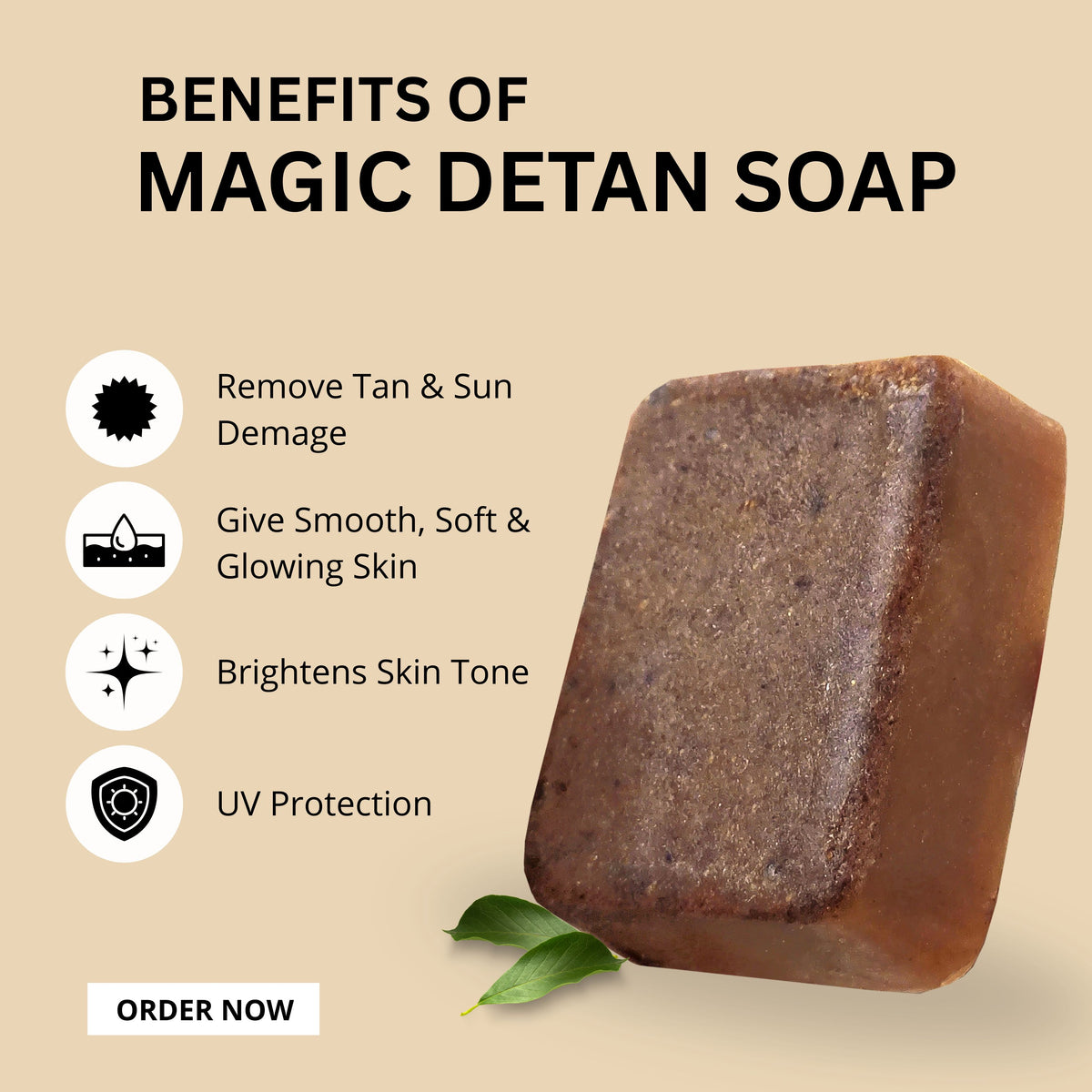 Magic De-Tan Soap (100g)