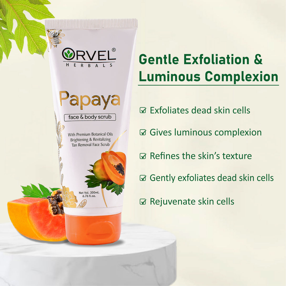 Papaya Scrub (200ml)