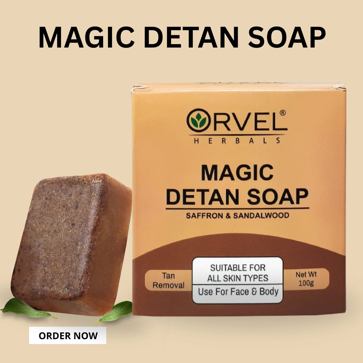 Magic De-Tan Soap (100g)