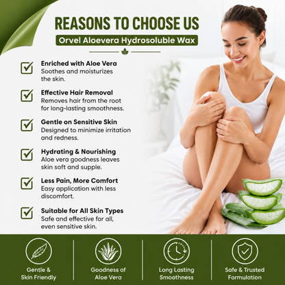 Aloevera Hydro Soluble Wax (800ml)