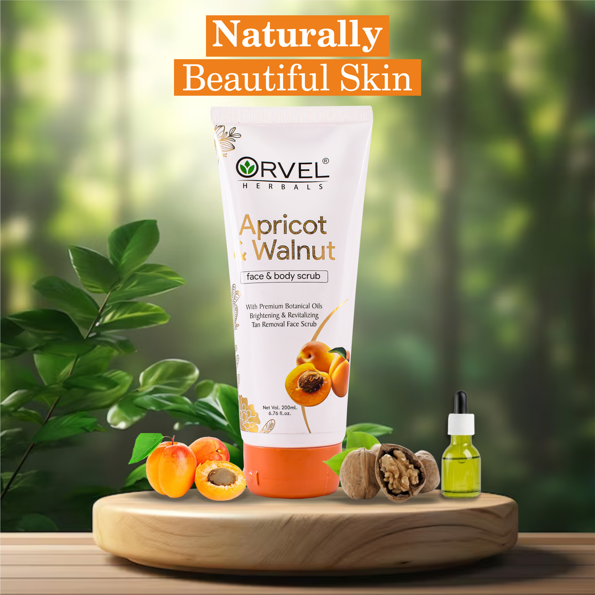 Apricot & Walnut Scrub (200ml)
