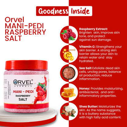 Mani-Pedi Raspberry Salt