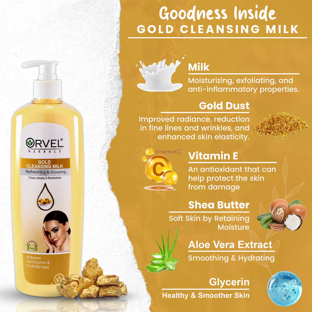 Gold Cleansing Milk (1000ml)
