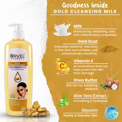 Gold Cleansing Milk (1000ml)