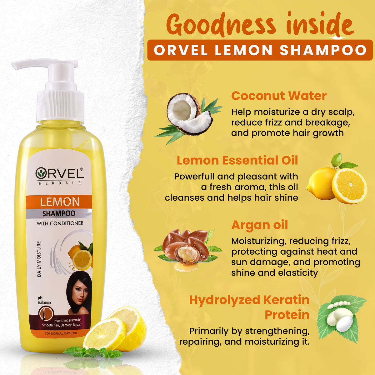 Lemon Shampoo (200ml)