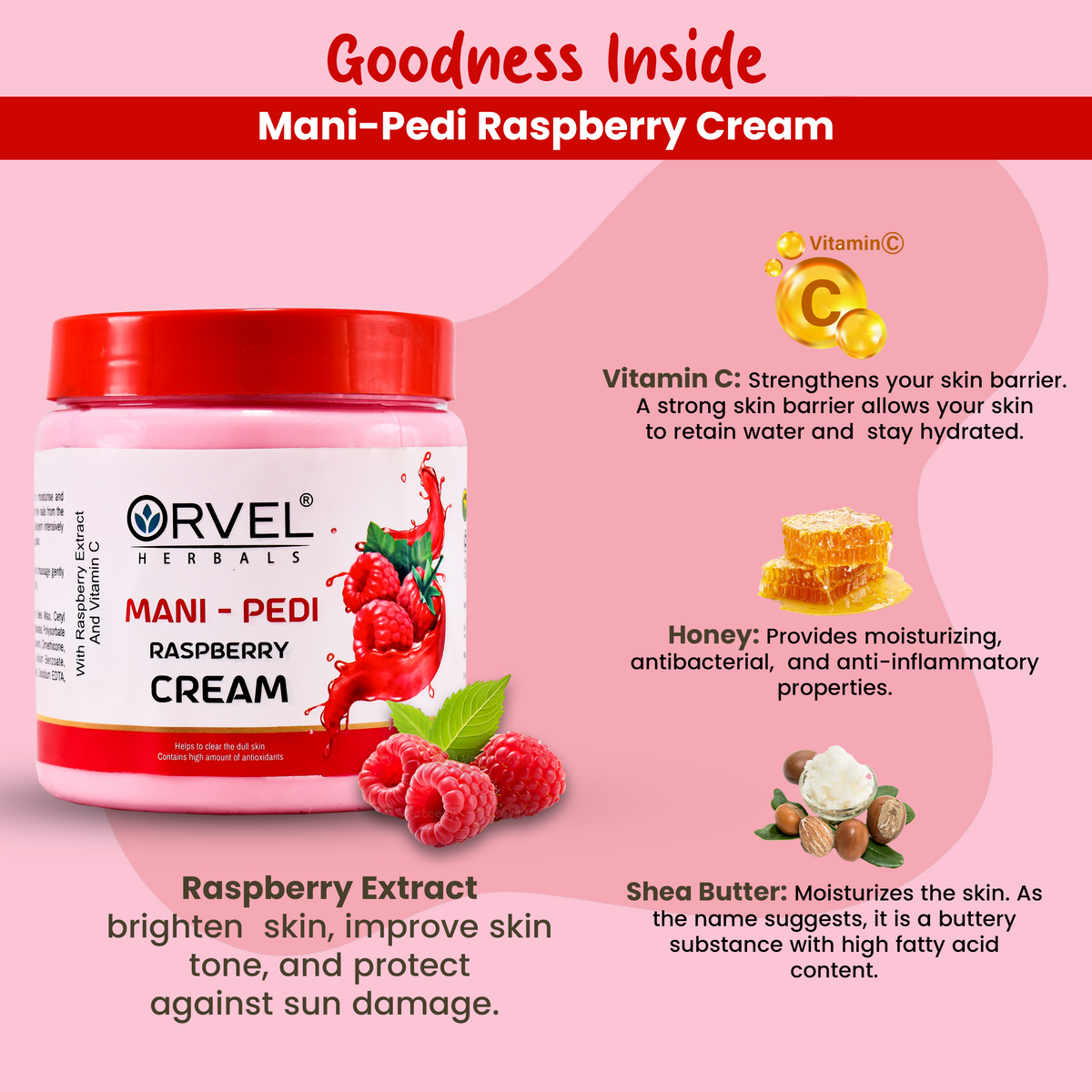 Mani-Pedi Raspberry Cream