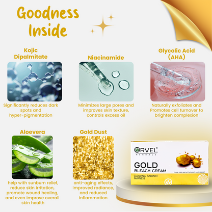 Gold Bleach Cream (300ml)