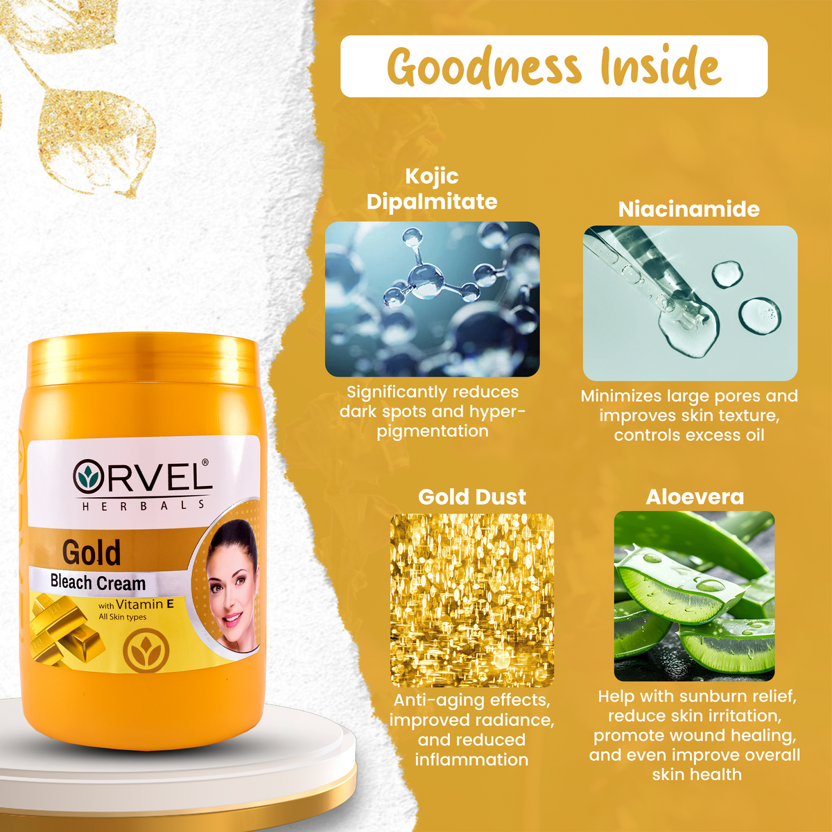 Gold Bleach Cream (1,000ml)