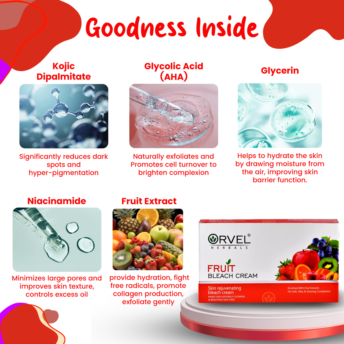 Fruit Bleach Cream (300ml)