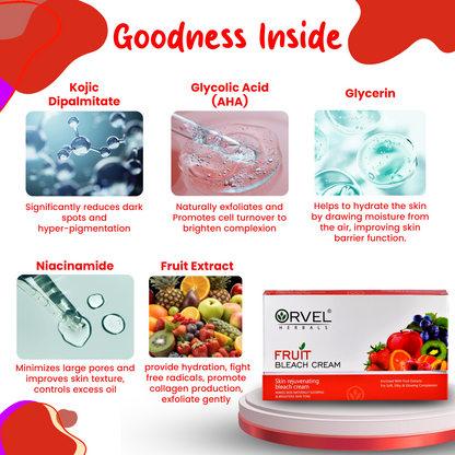 Fruit Bleach Cream (300ml)