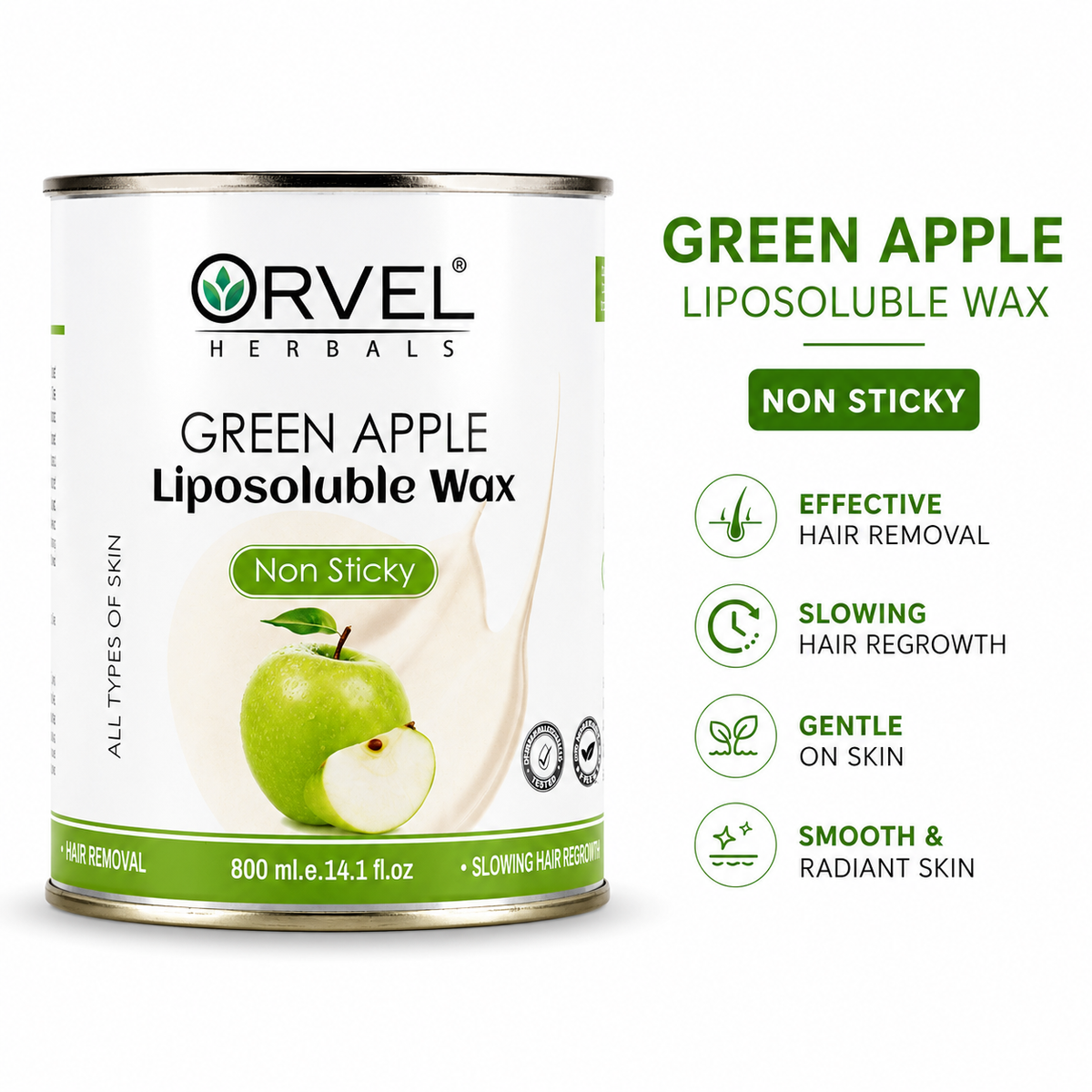 Green Apple Liposoluable Wax