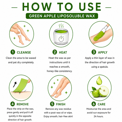 Green Apple Liposoluable Wax