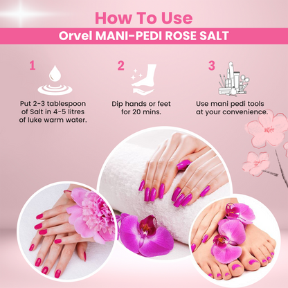 Mani-Pedi Rose Salt