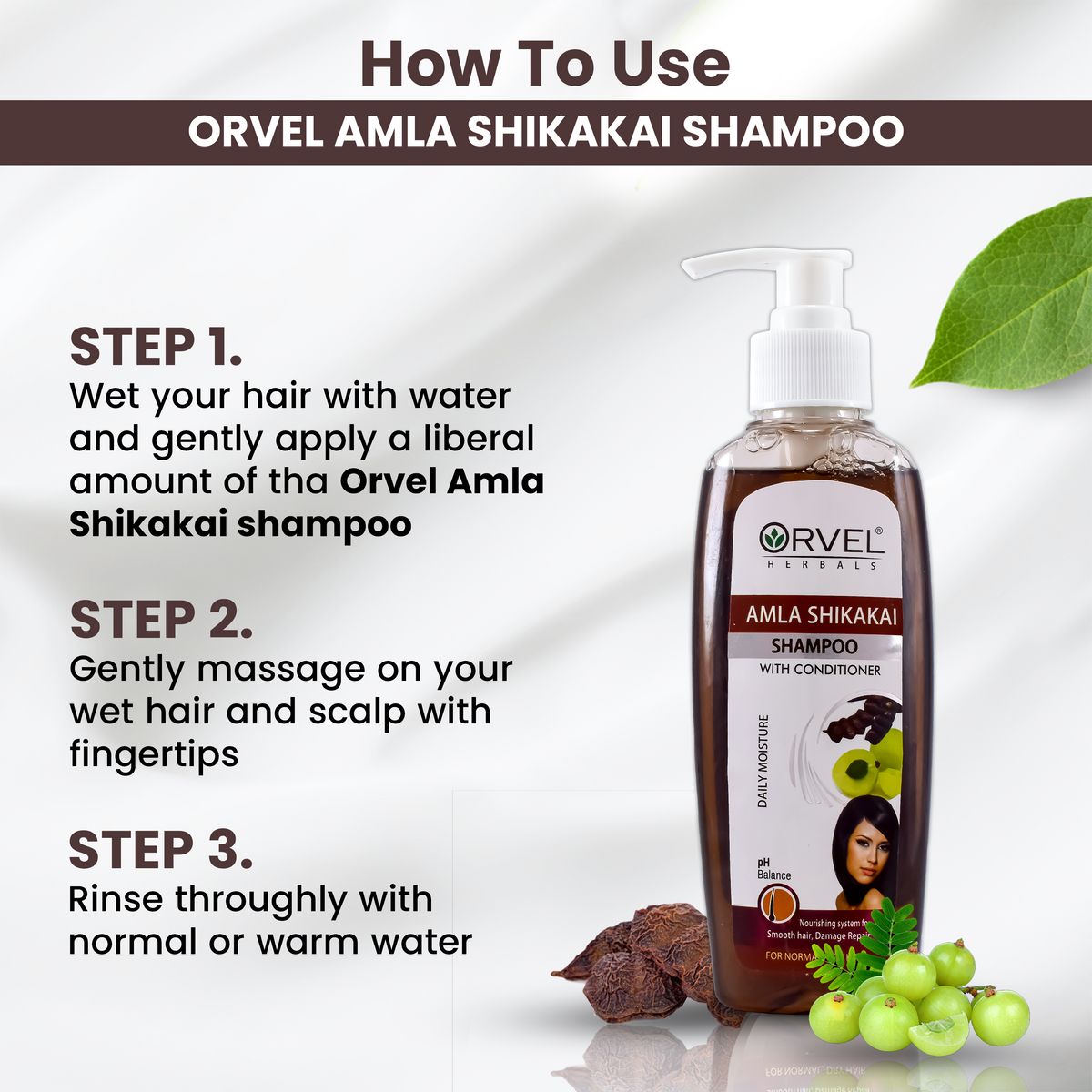 Amla Shikakai Shampoo (200ml)