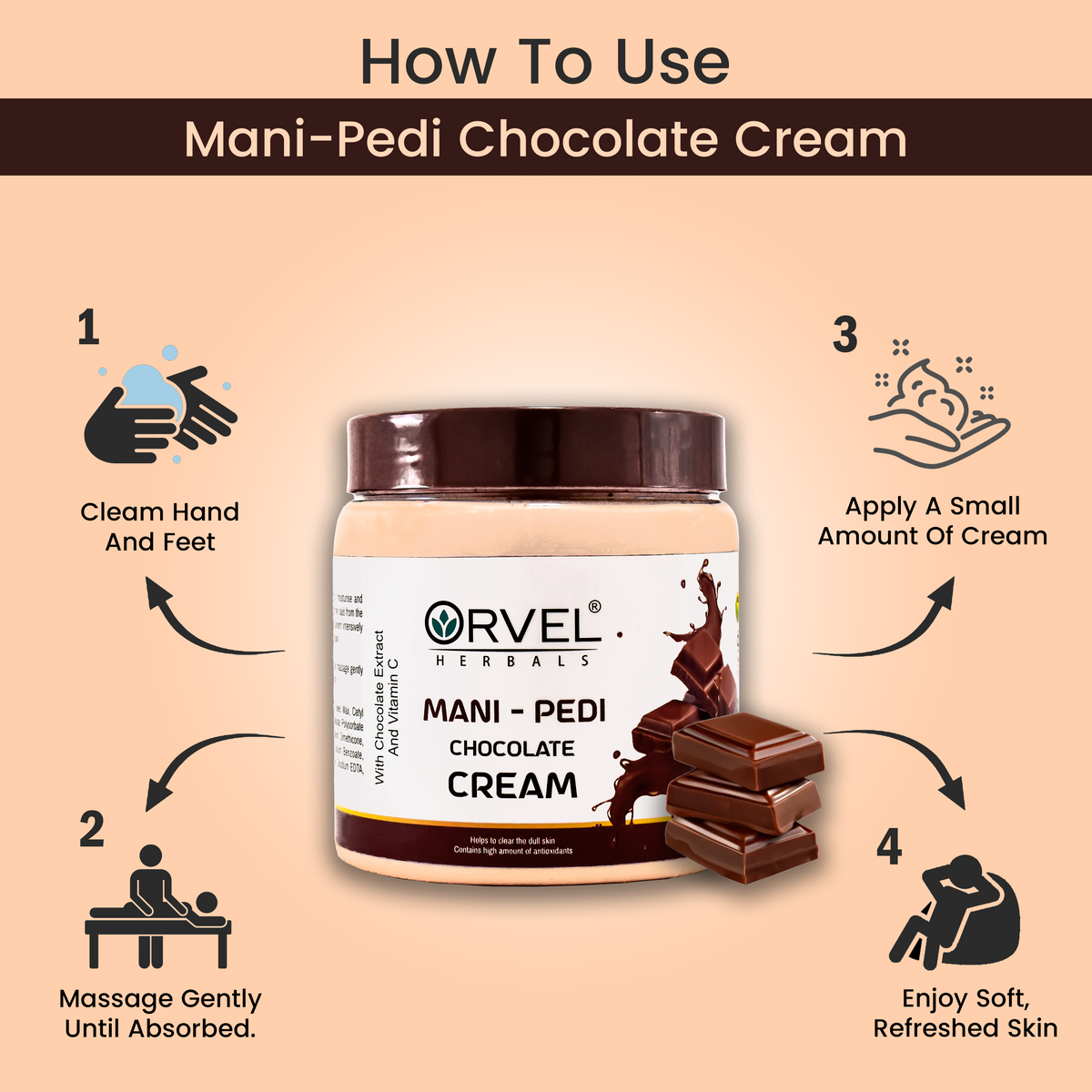 Mani-Pedi Chocolate Cream