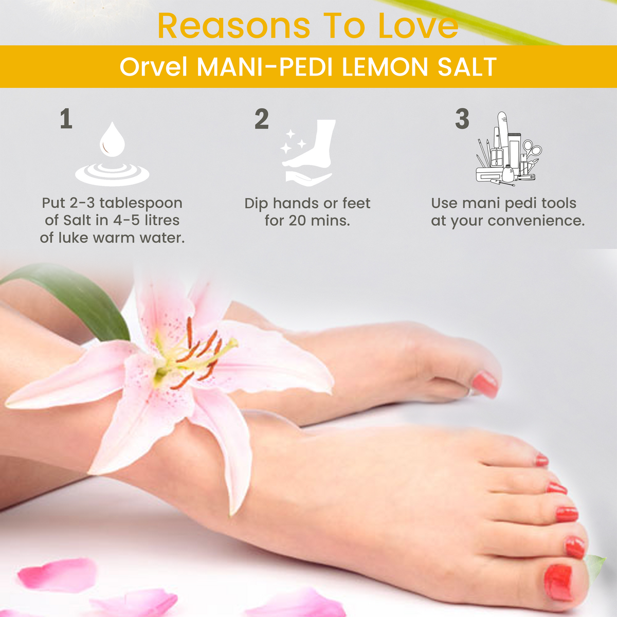 Mani-Pedi Lemon Salt