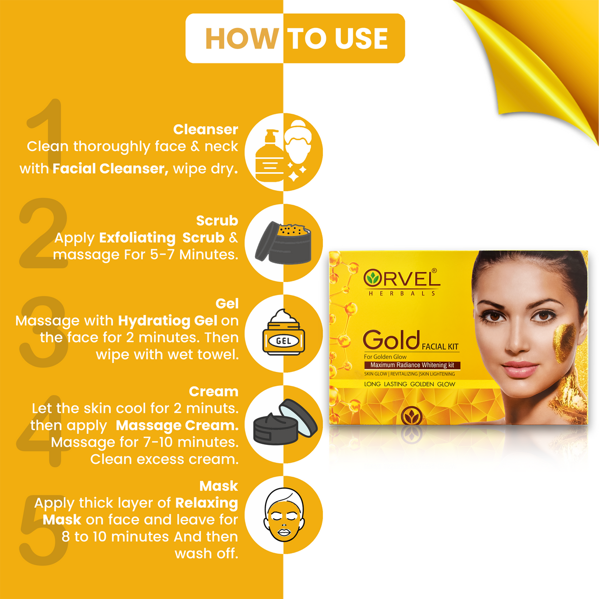 Gold Facial Kit (410ml)