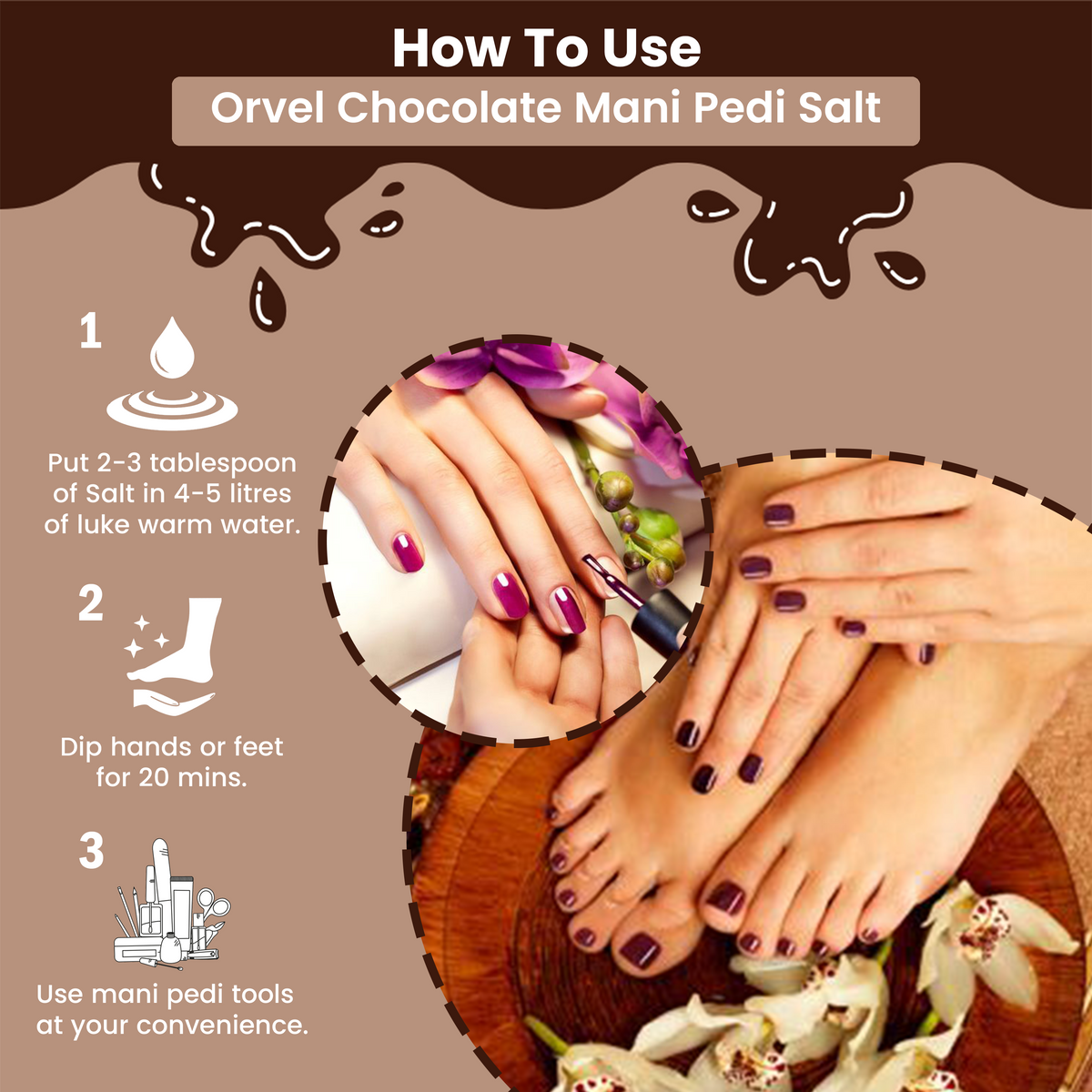 Mani-Pedi Chocolate Salt