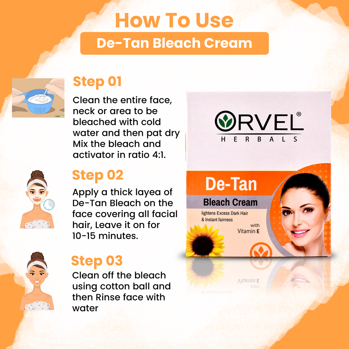 De-Tan Bleach Cream (1,000ml)