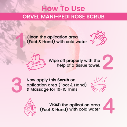 Mani-Pedi Rose Scrub