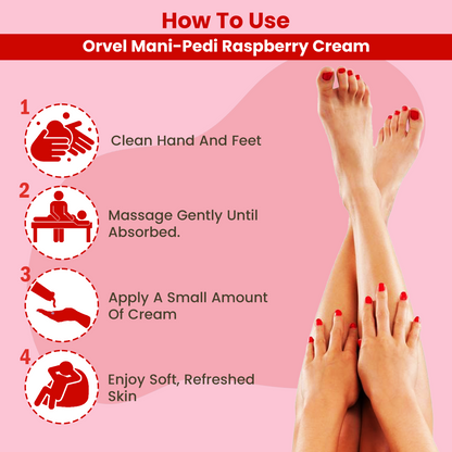 Mani-Pedi Raspberry Cream