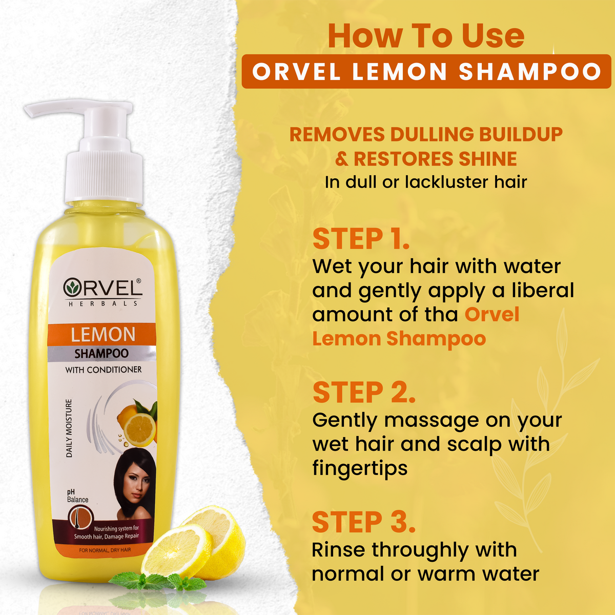 Lemon Shampoo (200ml)