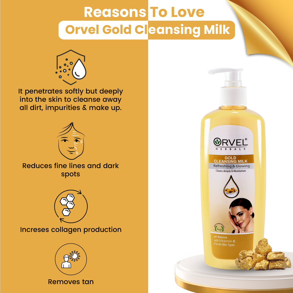 Gold Cleansing Milk (500ml)