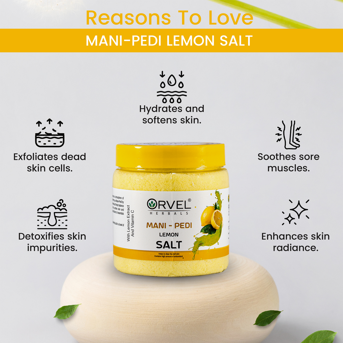 Mani-Pedi Lemon Salt