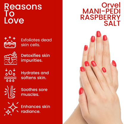 Mani-Pedi Raspberry Salt