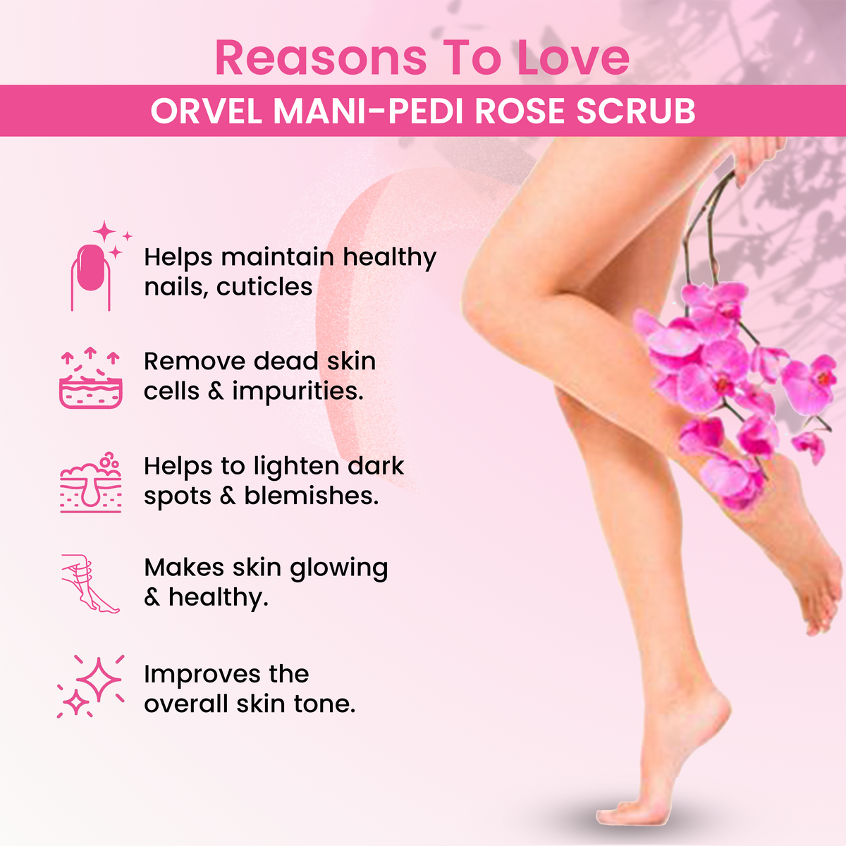 Mani-Pedi Rose Scrub