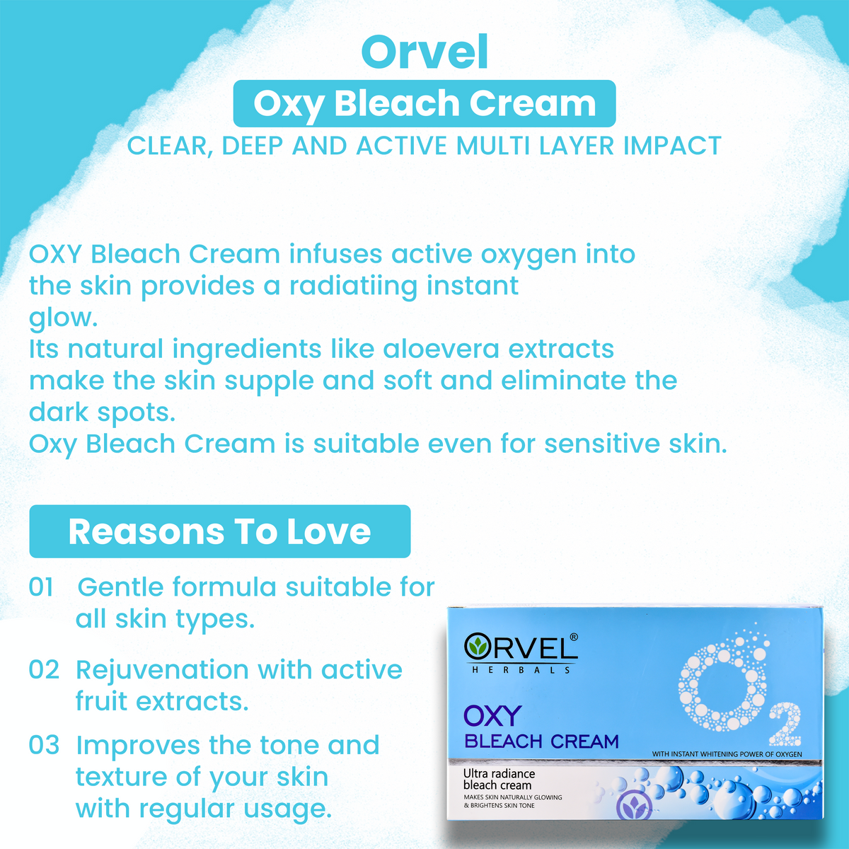 Oxy Bleach Cream (300ml)