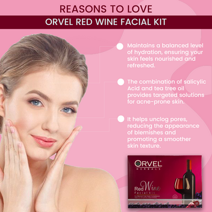 Red Wine Facial Kit (410ml)