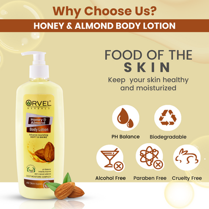 Honey & Almond Body Lotion (500ml)