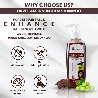 Amla Shikakai Shampoo (200ml)