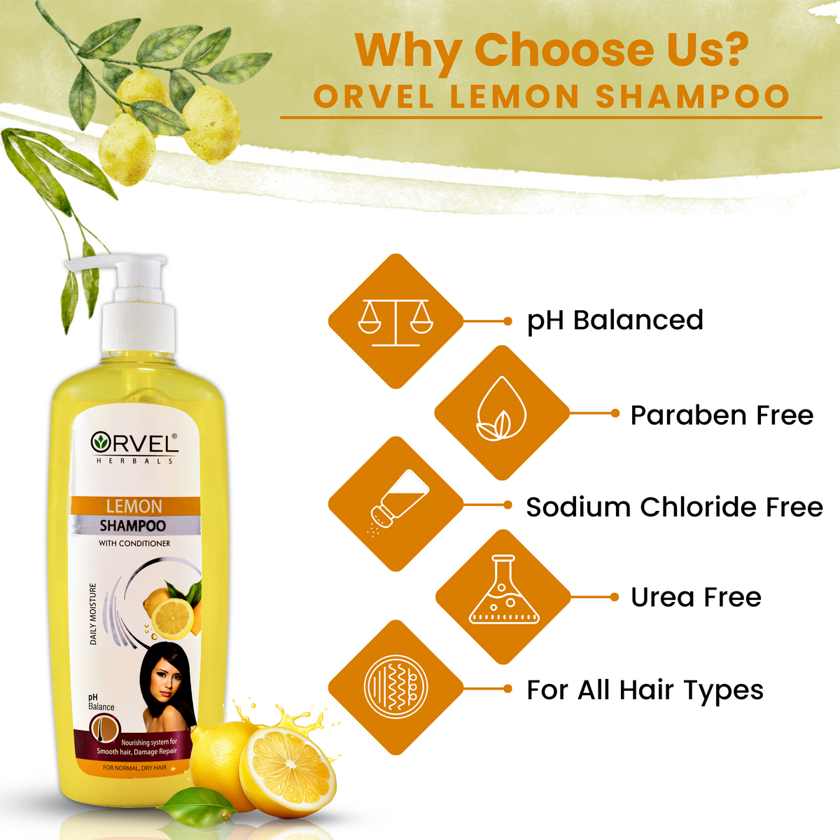 Lemon Shampoo (500ml)