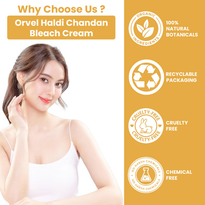 Haldi Chandan Bleach Cream (1,000ml)
