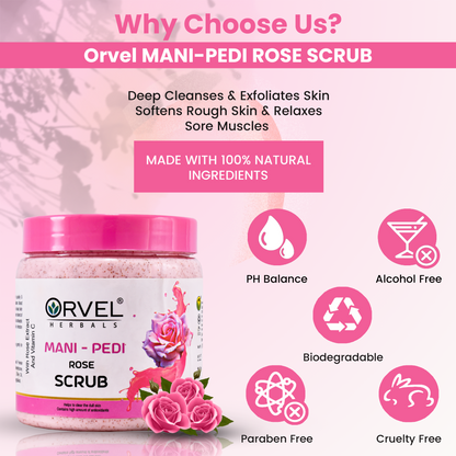 Mani-Pedi Rose Scrub
