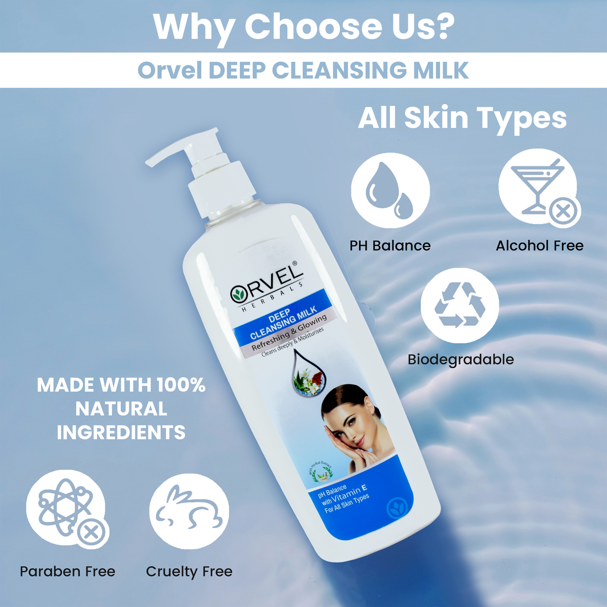 Deep Cleansing Milk (500ml)