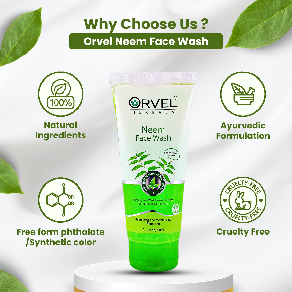 Neem Face Wash (60ml)