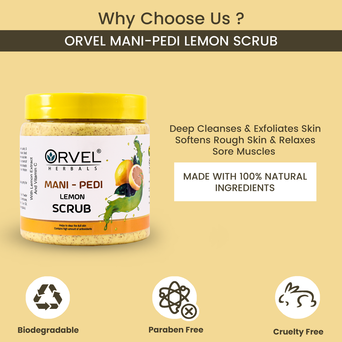 Mani-Pedi Lemon Scrub