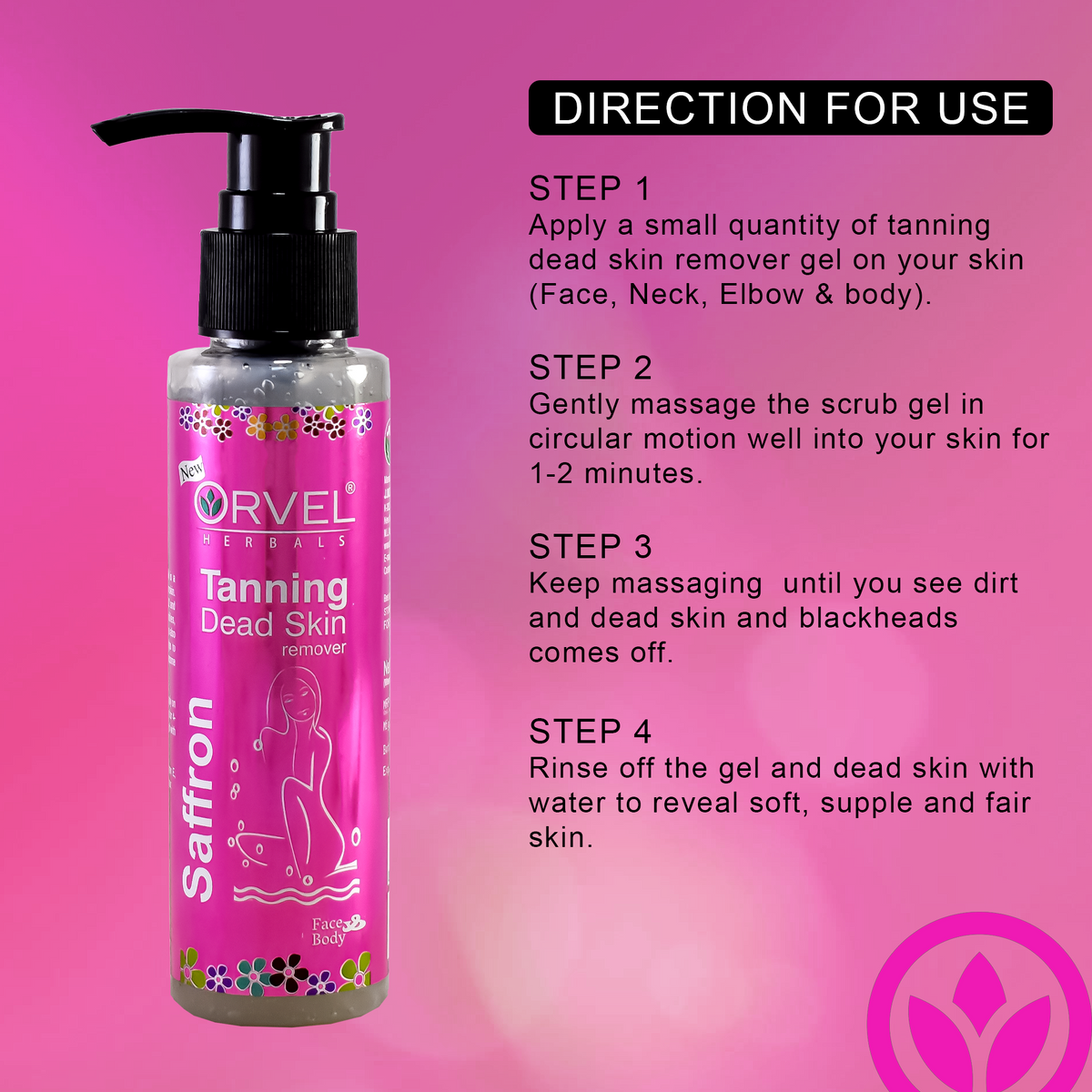 Saffron Tanning & Dead Skin Remover (100ml)